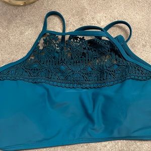 Blue bathing suit top!